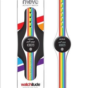 Watchitude Move Kids Activity Watch Rainbow Stripe